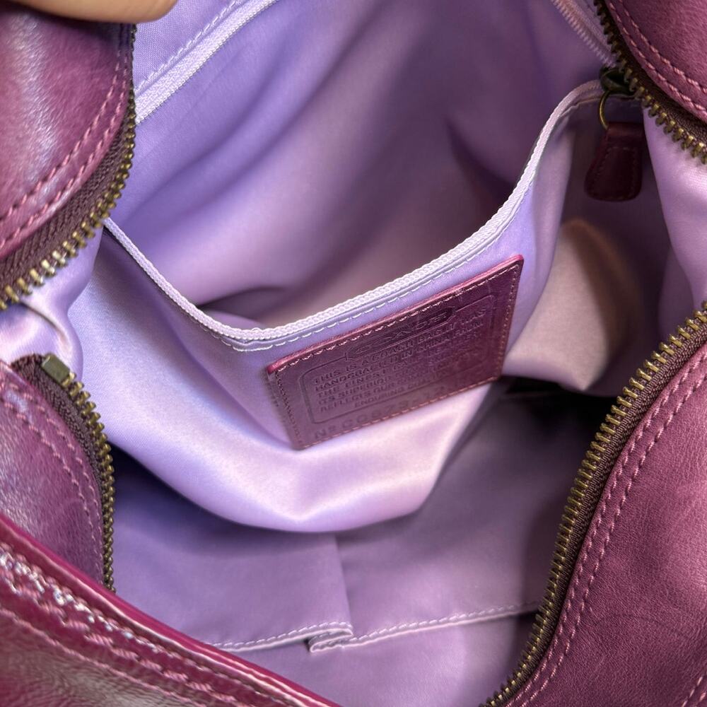 y2k COACH Patent Leather Hobo Shoulder bag Crossbody - Picture 15 of 15